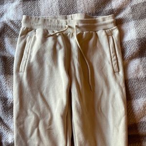 Forever 21 Cream Joggers